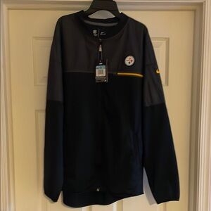 Nike Steelers Pullover Sweatshirt - Black and Gray